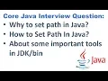 to Set Path in Java About some important tools in Java Online Training