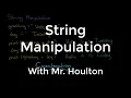 2 2 1 String Manipulation - Revise GCSE Computer Science