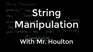 2 2 1 String Manipulation - Revise GCSE Computer Science