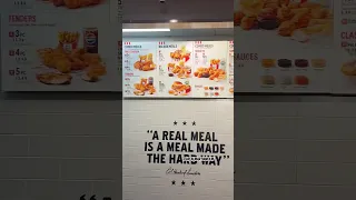 KFC Menu In USA Food 