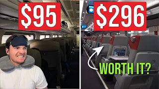 296 Acela First Class vs 95 Coach Amtrak - Worth The Upgrade