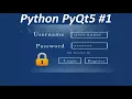 How to create GUI in Python PyQt5