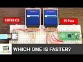 Raspberry Pi Pico vs ESP32 C3 vs ESP32: The ULTIMATE Speed \u0026 Power Benchmark!
