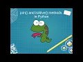 join and isAlive methods in Python