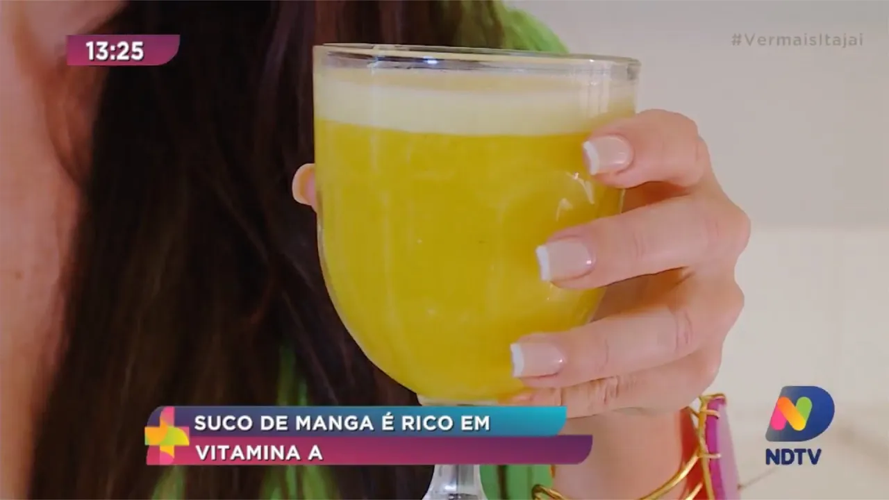 Suco de manga é rico em vitamina A