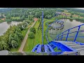 Download Lagu GOLIATH Roller Coaster, On-Ride POV,  Walibi Holland