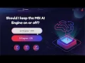 Should I keep the MSI AI Engine on or off