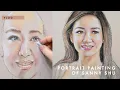 VLOG | Portrait Painting of Sanny Shu