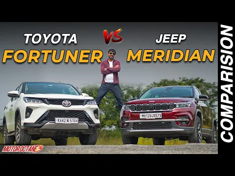 Toyota Fortuner vs Jeep Meridian Comparison  - Most Detailed!!!
