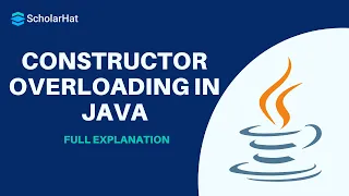 Constructor Overloading in Java What is Constructor