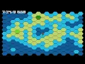 Python Wave Function Collapse Hexagon Terrain Generation Demo