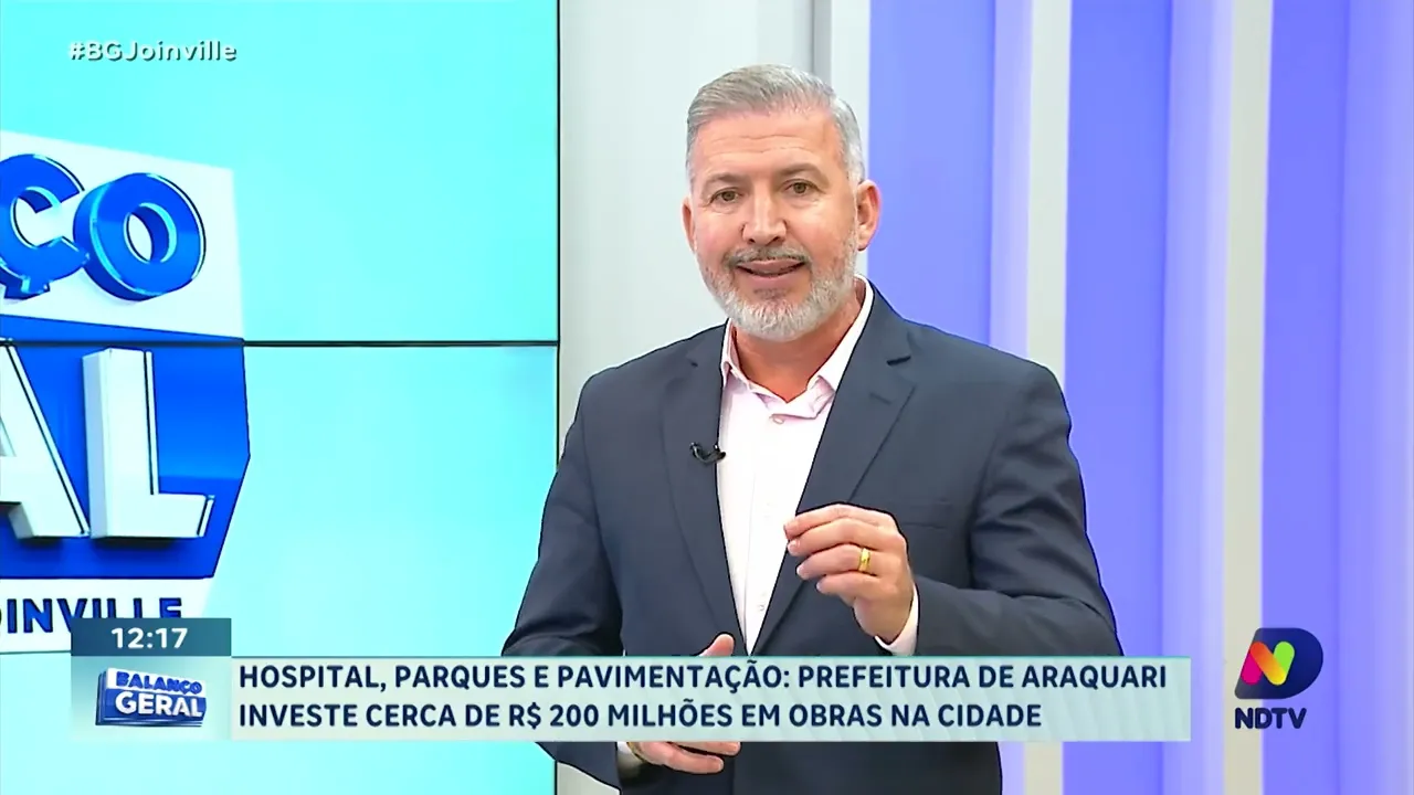 Hospital, parques e pavimentação: prefeitura de Araquari investe cerca de R$ 200 milhões em obras