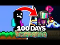 I Spent 100 Days in Terraria For The Worthy Master Mode