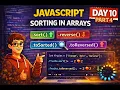 JavaScript Sorting in Arrays - sort reverse toSorted toReversed Part 4