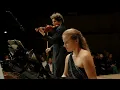 Augustin Hadelich, Julia Fischer play Franck Sonata (first movement) Live