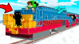 FIZ a Maior Viagem de TREM na NEVE!