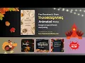 Free Download Happy Thanksgiving Animated GIFs Wishes 2025 Festive Holiday Greetings