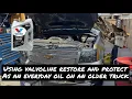 Using Valvoline Restore and Protect as everyday oil on an older truck Chevy Avalanche oil change