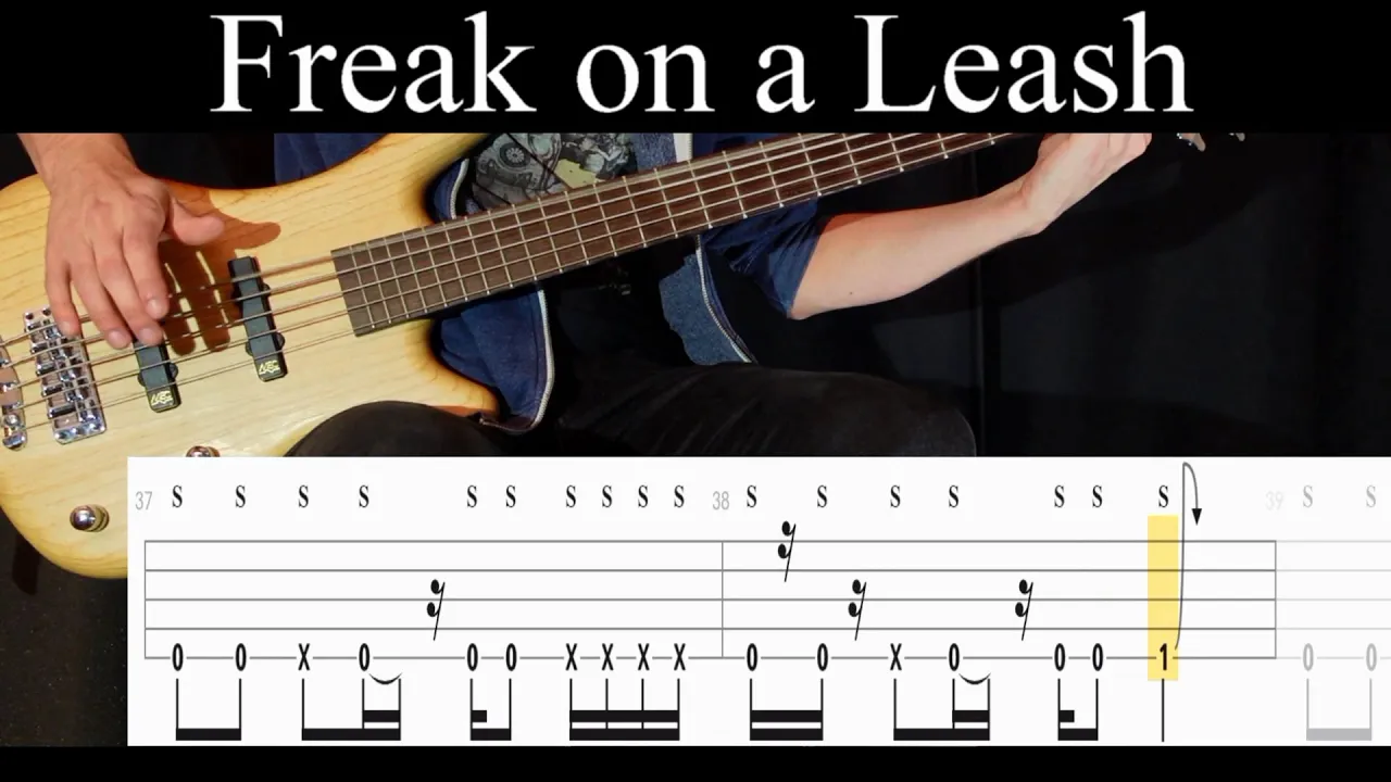 Freak on a Leash (Korn) - Bass Cover (With Tabs) by Leo Düzey