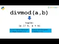Python divmod A Simple Guide