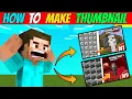 EPIC MINECRAFT THUMBNAIL TUTORIAL FOR SURVIVAL SERIES