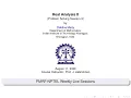Real Analysis II Problem Solving Session 3 NPTEL