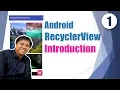 Multiple Items in Listview RecyclerView in Android Studio - Part 1