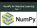 Python NumPy Tutorial in Hindi Part-1 Machine Learning Hands-on Python Course Shivan Kumar