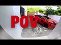 POV Chill drive testing out new steering wheel LOUD Toyota harrier Alien steering wheel 4K
