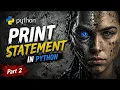 Python Print Statement Explained print sep end in Python Python Course Part 2 2026