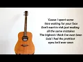 Beabadoobee - Ever Seen (Acoustic Karaoke)