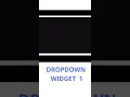 FLUTTERFLOW DROPDOWN WIDGET 1