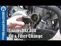 Download Lagu Suzuki DRZ 400 oil change \u0026 oil filter change. DRZ 400SM service.