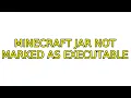 Ubuntu Minecraft jar not marked as executable