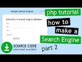 PHP Tutorial Make a simple search engine MySQLi Simple Search Code in PHP with Demo