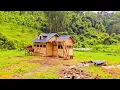 Download Lagu I Spent 1 Year Alone Building My First Log Cabin With No Exprerience | Start To Finish.