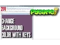 PYGAME Change background color with user input - Python game development