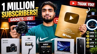 1 MILLION SUBSCRIBERS KARNE KE LIYE KON KON SA GADGET USE KIYE HAIN
