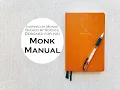 MONK MANUAL DAILY PLANNER REVIEW Discount code