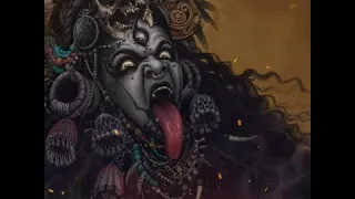 maha krodh mein aai kali dharti ambar kape