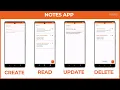 Notes App - CRUD SQLite Database in Android Studio using Kotlin Create Read Update Delete Data