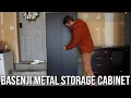 Basenji Metal Storage Cabinet Installation