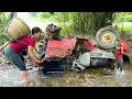 Download Lagu 3-cylinder diesel tractor restarted after 15 years of brake failure left in sewer