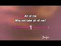 All of Me - Billie Holiday | Karaoke Version | KaraFun