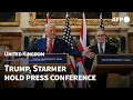 Download Lagu IN FULL - Trump, Starmer hold press conference during US president's UK state visit | AFP