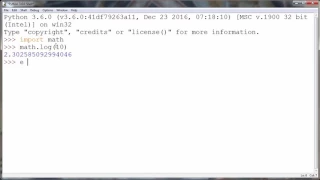 How to Calculate a Logarithm in Python - Natural Logarithm Math module log method