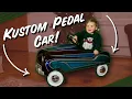 Custom Metal Flake Painted Murray Champion Pedal Car For Christmas