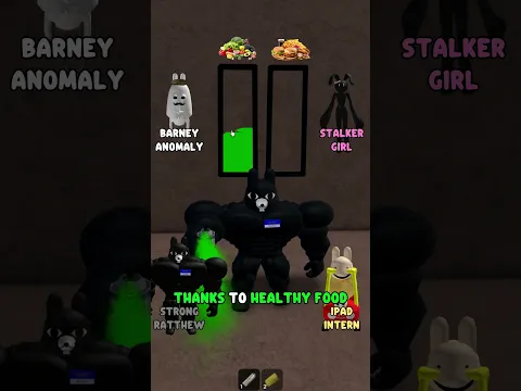 Animal Hospital: CHOOSE! HEALTHY FOOD OR FAST FOOD?!!🥗🍔 #roblox #rblx #robloxshorts