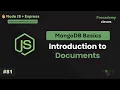 What is a MongoDB Document JSON BSON Type Why MongoDB is More Flexible than SQL Part