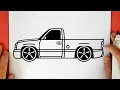 HOW TO DRAW A LOWRIDER TRUCK